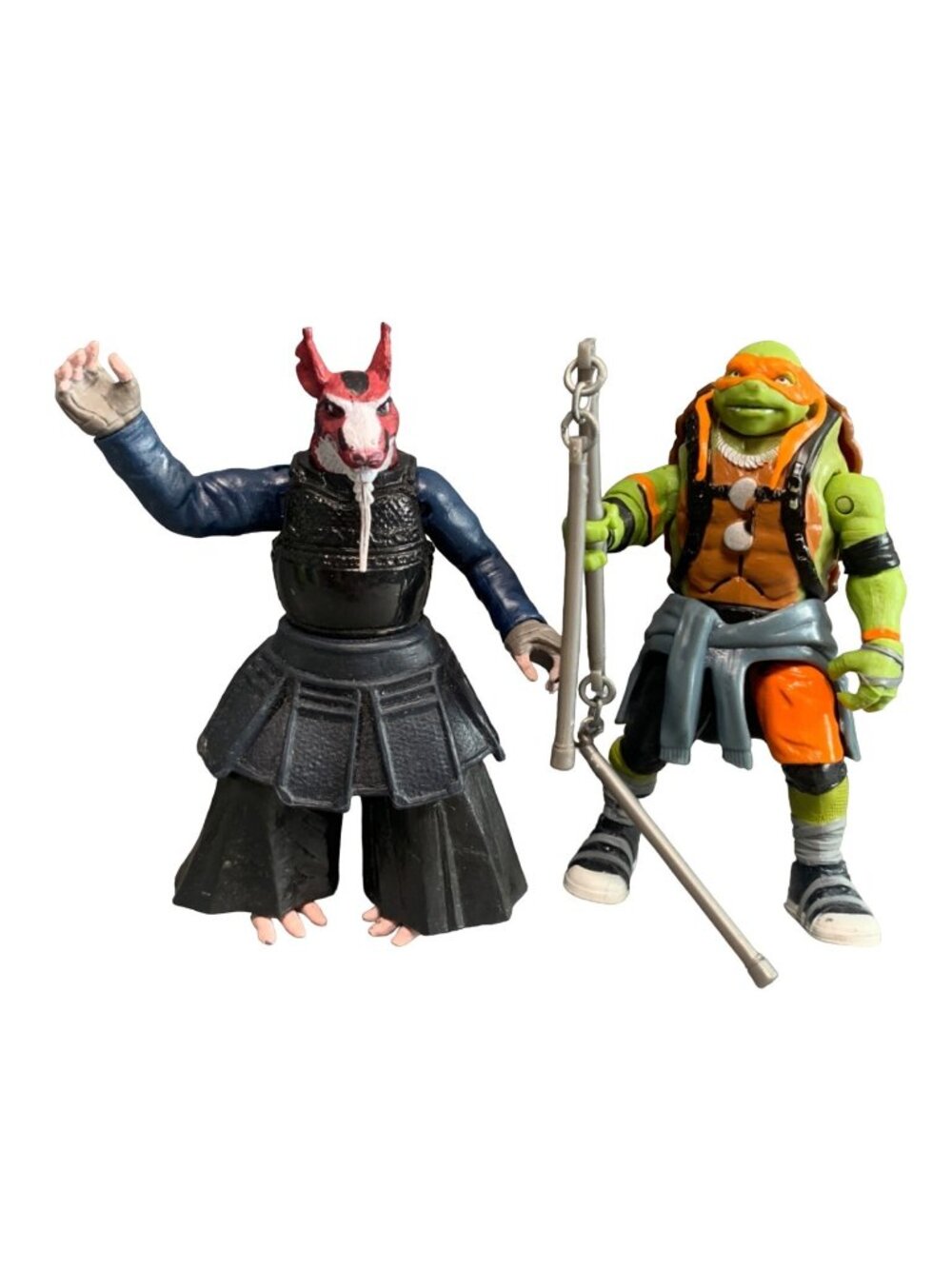 2015 Teenage Mutant Ninja Turtles Splinter & Michelangelo Action Figures
